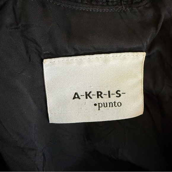 Akris Punto Black Wool Sleeveless Dress Mock Neck US 8 - Picture 6 of 9